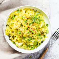 Instant Pot Indian Cabbage And Peas (patta Gobi Subzi)