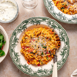 Orzo Met Kip Boursin