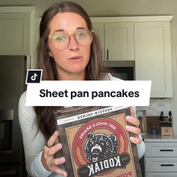 High Protein High Fiber Sheet Pan Pancakes