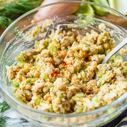 Smashed Chickpea Salad
