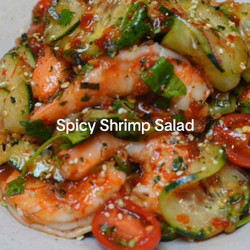 Grab &amp; Go Spicy Shrimp Salad