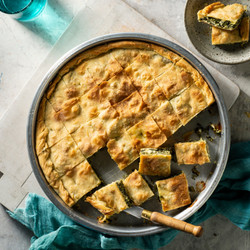 Fofi Gourlas’s Rustic Spanakopita Packed With English Spinach And Feta