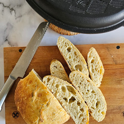 No Knead Rustic Loaf Of Bread