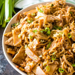 Pork Ramen Stir-fry