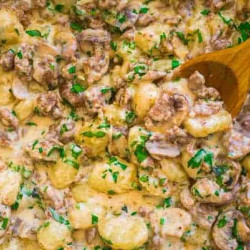 Sausage And Mushroom Gnocchi