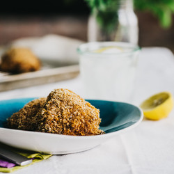 Crispy Oven Fried Panko Chicken Thighs · I Am A Food Blog