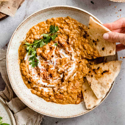 Red Lentil Dahl With Coconut Milk