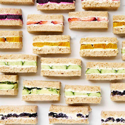 Rainbow Tea Sandwiches