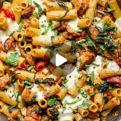Chicken Pesto Pasta Bake