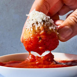 Air Fryer Cacio E Pepe Arancini