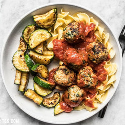 Spinach And Feta Turkey Meatballs