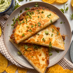 Crispy Refried Bean Tacos