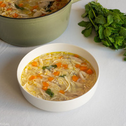 Canja De Galinha – How To Make Portuguese Chicken And Mint Soup
