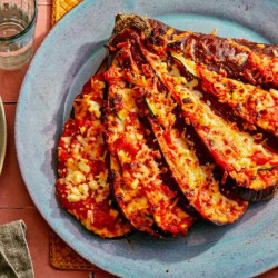 Hasselback Greek Eggplant