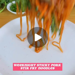 Express Hu Tieu Kho - Sweet Sticky Pork Stir Fry Noodles
