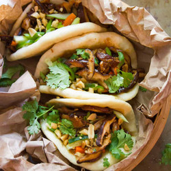 Shiitake Mushroom Vegan Bao Buns