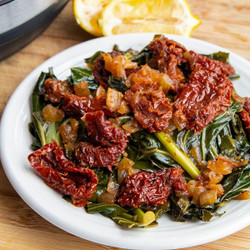 Instant Pot Collard Greens With Sun-dried Tomatoes (vegan, Gf)