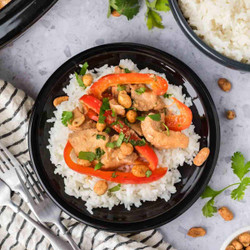 Crock Pot Peanut Butter Chicken