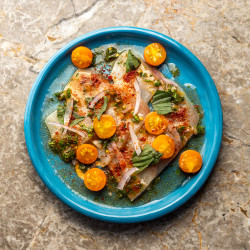 Hamachi Crudo