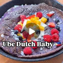 Ube Dutch Baby
