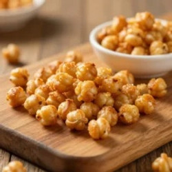 Crispy Roasted Chickpeas High Protein Snack Recipe