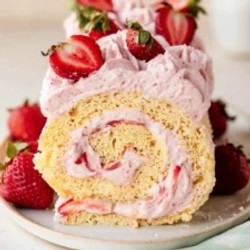 Strawberry Cake Roll