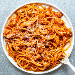 One Pan Sausage Bolognese