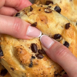 Chocolate Chip Cottage Cheese Buns