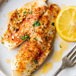 Lemon Butter Baked Tilapia