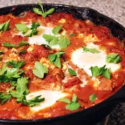 Shakshuka With Feta And Sausage