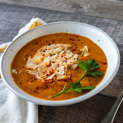 Teri Adolfo's Tomato, Bean, and Coconut Soup
