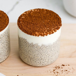 Tiramisu Chia Pudding (healthy Breakfast Recipe)