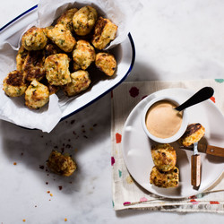 Cheddar Cheese Cauliflower Tots · I Am A Food Blog