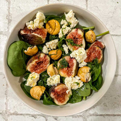 Fig And Roasted Chestnut Salad