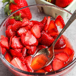 Macerated Strawberries