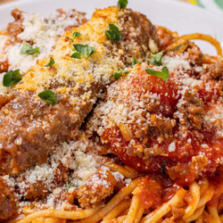 Camp David Spaghetti With Italian Sausage