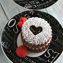 Chocolate Linzer Cookies
