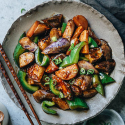 Di San Xian (stir Fried Eggplant, Potato And Pepper, 地三鲜)