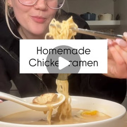 Homemade Chicken Ramen