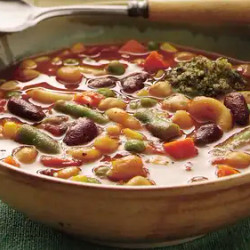 Slow-cooker Two-bean Minestrone