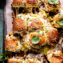 Pull Apart Cheeseburger Sliders.