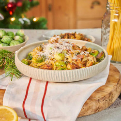 Simpele Pasta Met Citroen En Gekarameliseerde Spruitjes
