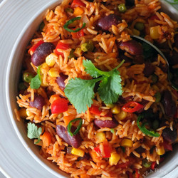 Spicy Mexican Rice And Beans Recipe