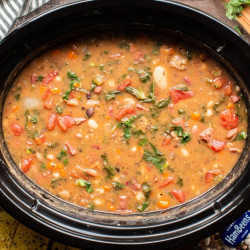 Slow Cooker 15 Bean Soup Recipe