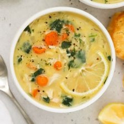 Lemon Chicken Orzo Soup