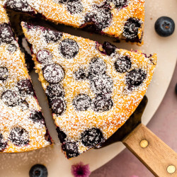 Vegan Blueberry Lemon Cake