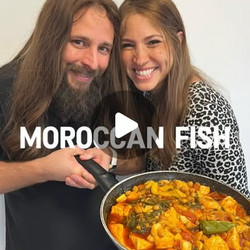 Salmon With Chickpeas And Spiced Sauce