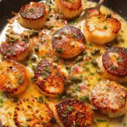 Pan-seared Scallops With Lemon-garlic Caper Butter Sauce