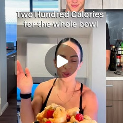 High Protein Mini Pancake Bowl