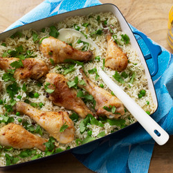 Chicken And Rice Traybake